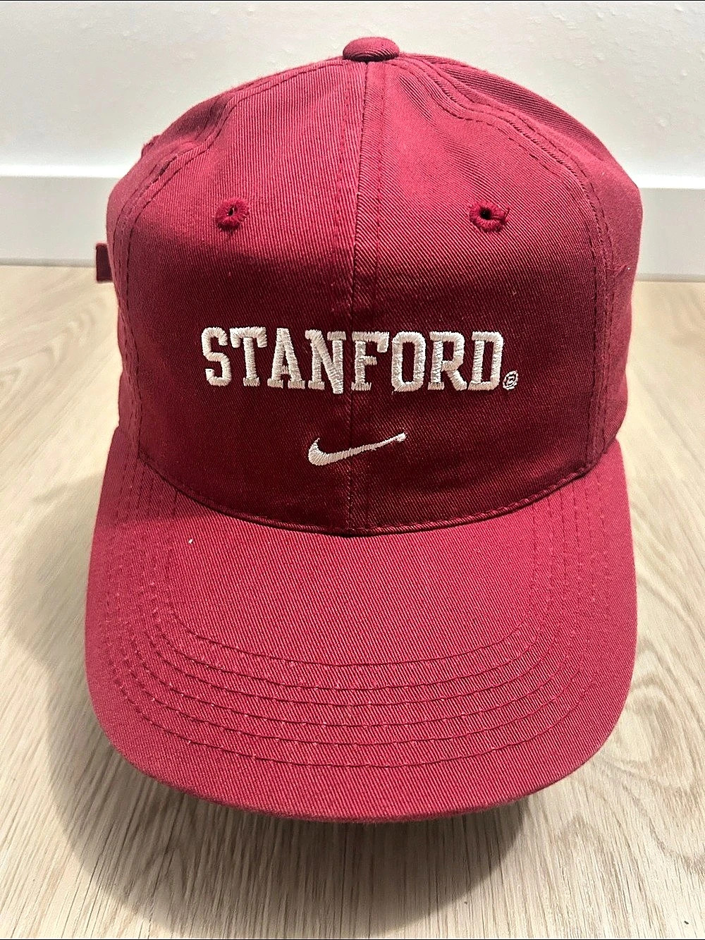 Nike Stanford University Cardinals Red/White college Adjustable unisex dad cap